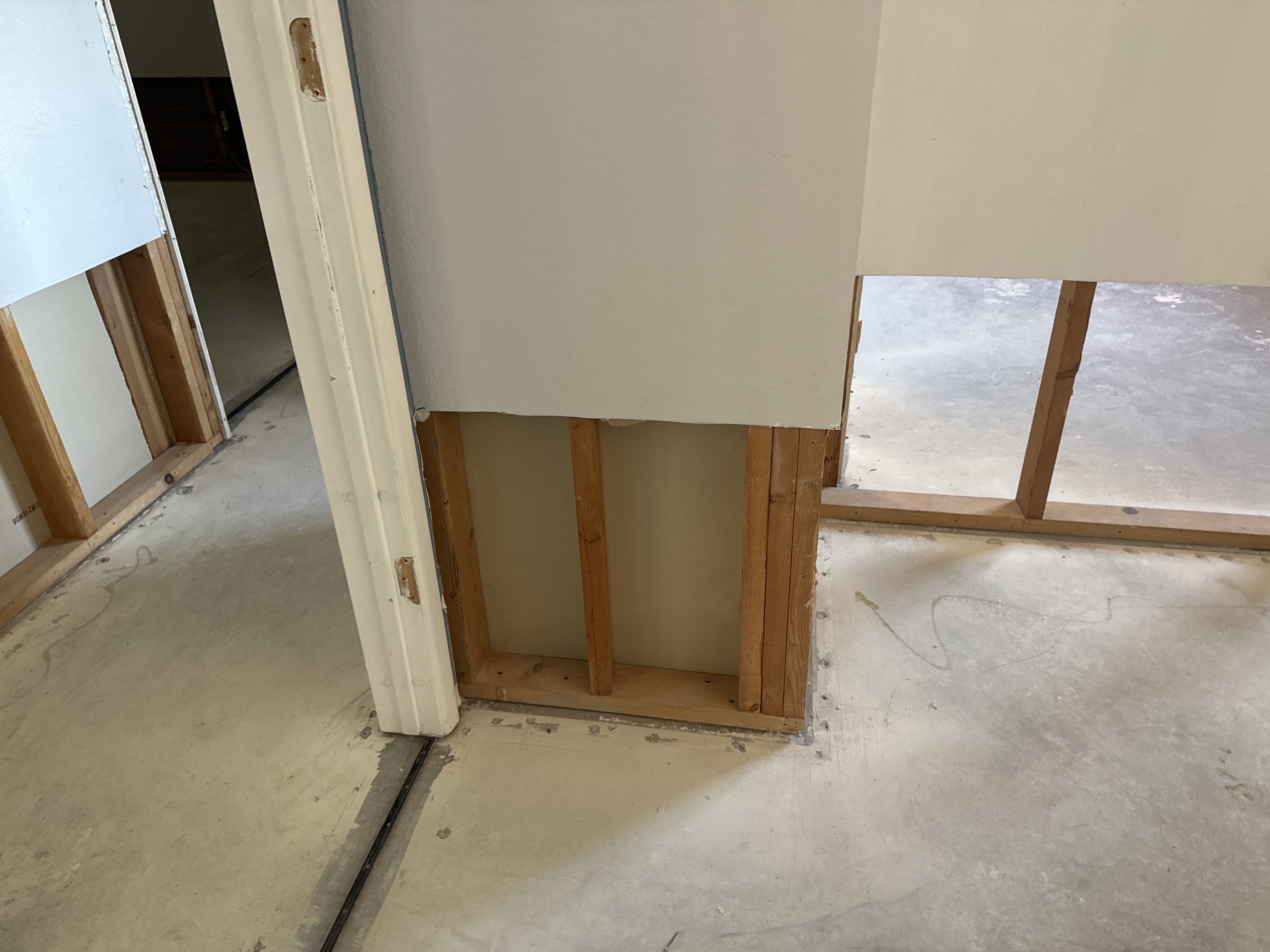 Post water damage putback repair Tucson